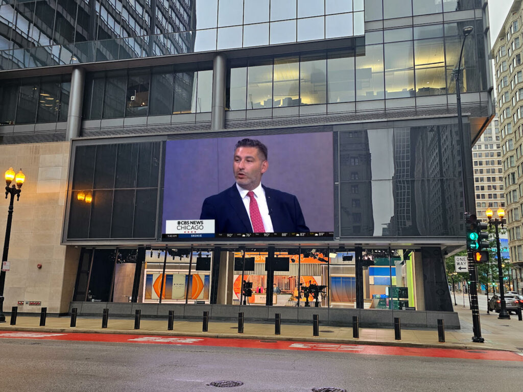 Gabriele Carboni intervistato dalla CBS a Chicago per Enlightened Management